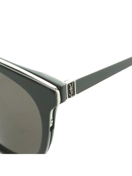 Saint Laurent Paris Asian Fit Sunglasses Eyewear Logo 55 Black SS main image 4